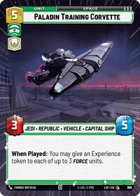 Paladin Training Corvette (Hyperspace Foil) (839) [Legends of the Force]