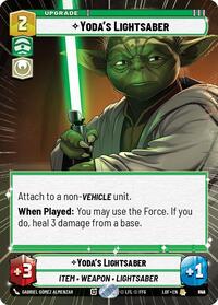 Yoda's Lightsaber (Hyperspace Foil) (842) [Legends of the Force]