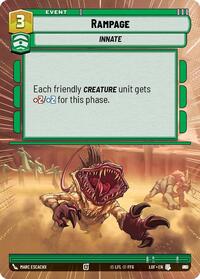 Rampage (Hyperspace Foil) (867) [Legends of the Force]