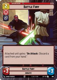 Battle Fury (Hyperspace Foil) (879) [Legends of the Force]