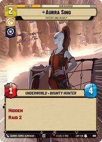 Aurra Sing - Patient and Deadly (Hyperspace Foil) (919) [Legends of the Force]
