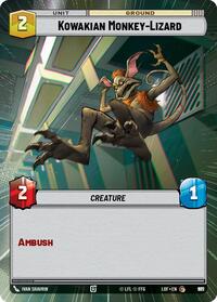 Kowakian Monkey-Lizard (Hyperspace Foil) (997) [Legends of the Force]