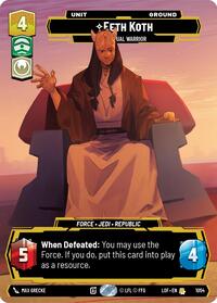 Eeth Koth - Spiritual Warrior (Prestige) (1054) [Legends of the Force]