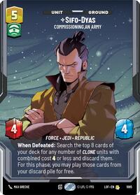 Sifo-Dyas - Commissioning An Army (Prestige Foil) (1095) [Legends of the Force]