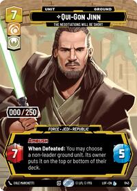 Qui-Gon Jinn - The Negotiations Will Be Short (Serialized) (1143) [Legends of the Force]