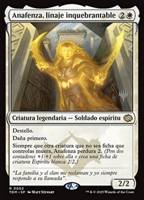 Anafenza, Unyielding Lineage (2p) [Tarkir: Dragonstorm Promos]