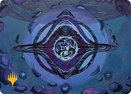Archenemy's Charm Art Card (Gold-Stamped Planeswalker Symbol) (11) [Edge of Eternities Art Series]