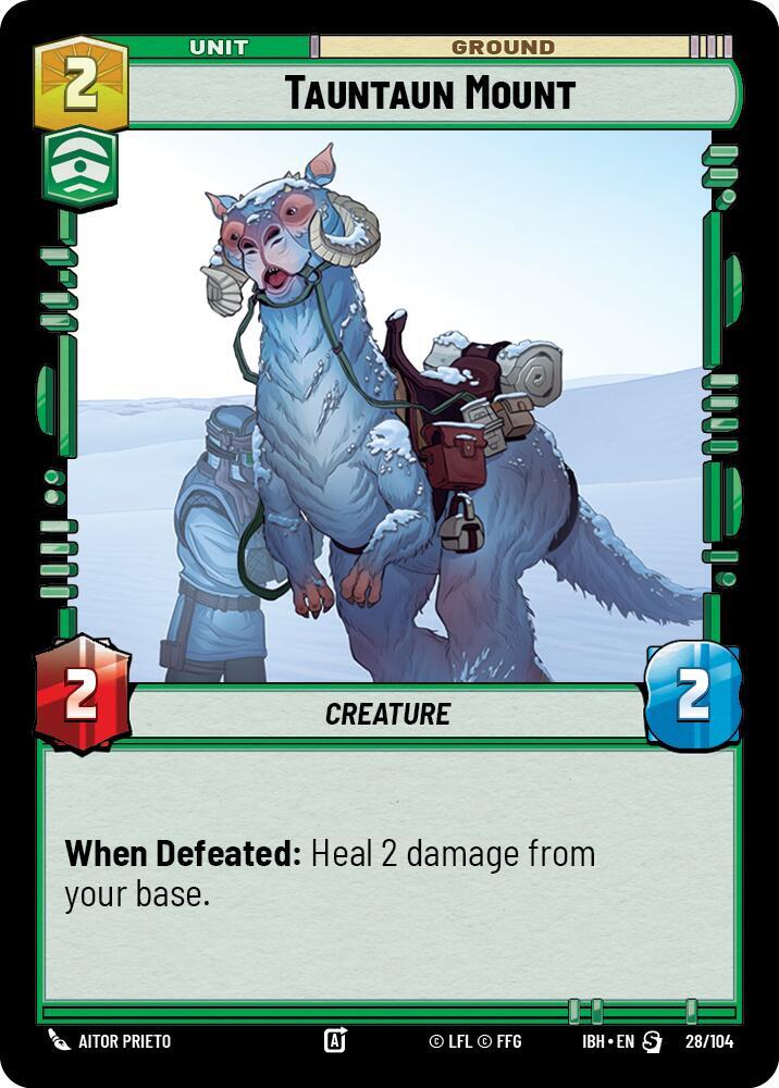 Tauntaun Mount (28/104) [Intro Battle: Hoth]