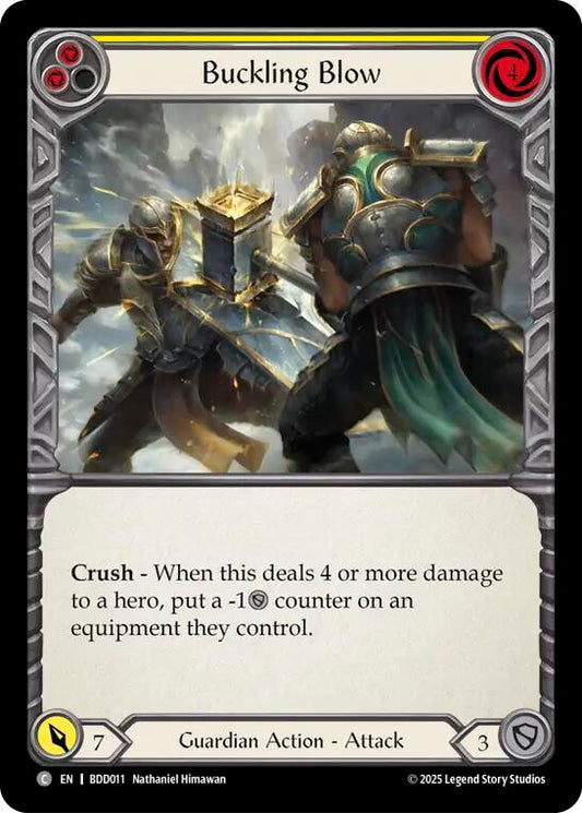 Buckling Blow (Yellow) (BDD011) [Welcome Deck Bravo]