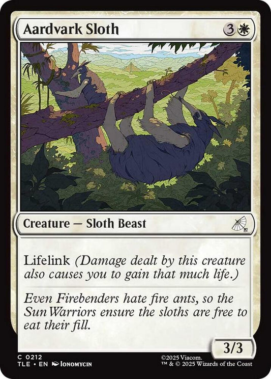 Aardvark Sloth (212) [Avatar: The Last Airbender: Eternal-Legal]