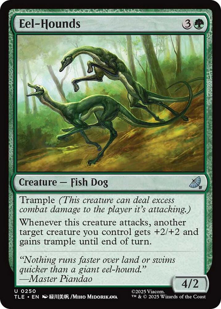 Eel-Hounds (250) [Avatar: The Last Airbender: Eternal-Legal]