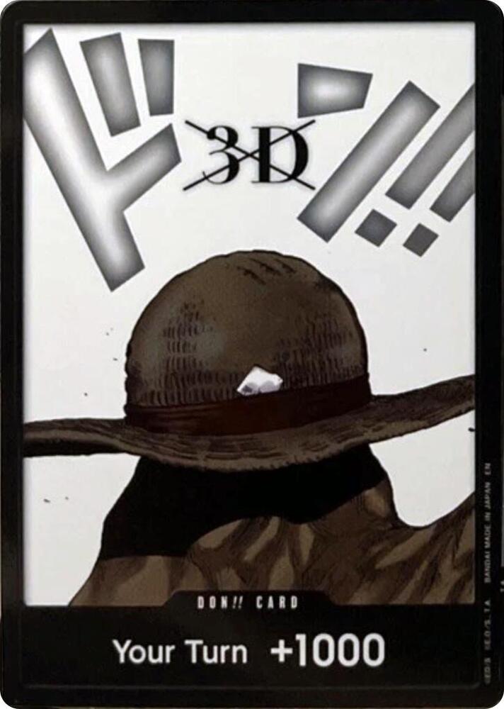 DON!! Card (3D) (Double Pack Set Vol. 8) [Legacy of the Master]