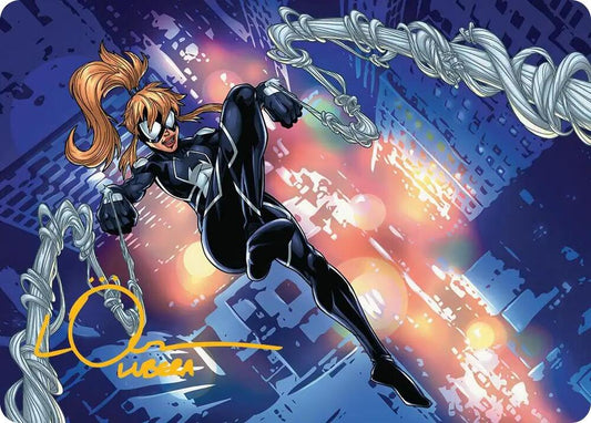 Arana, Heart of the Spider Art Card (Gold-Stamped Signature) (37) [Marvel's Spider-Man Art Series]