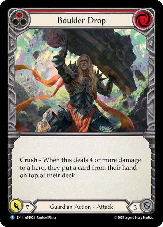Boulder Drop (Red) (APS008) [Armory Deck: Pleiades]