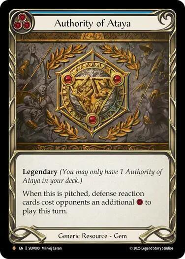 Authority of Ataya (SUP000) [Super Slam]