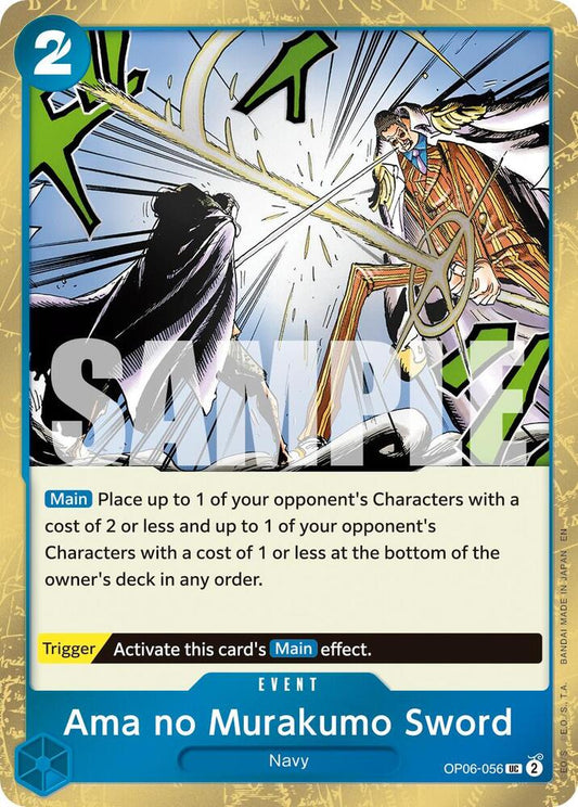 Ama no Murakumo Sword (Pirate Foil) (OP06-056) [Premium Booster -The Best- Vol. 2]