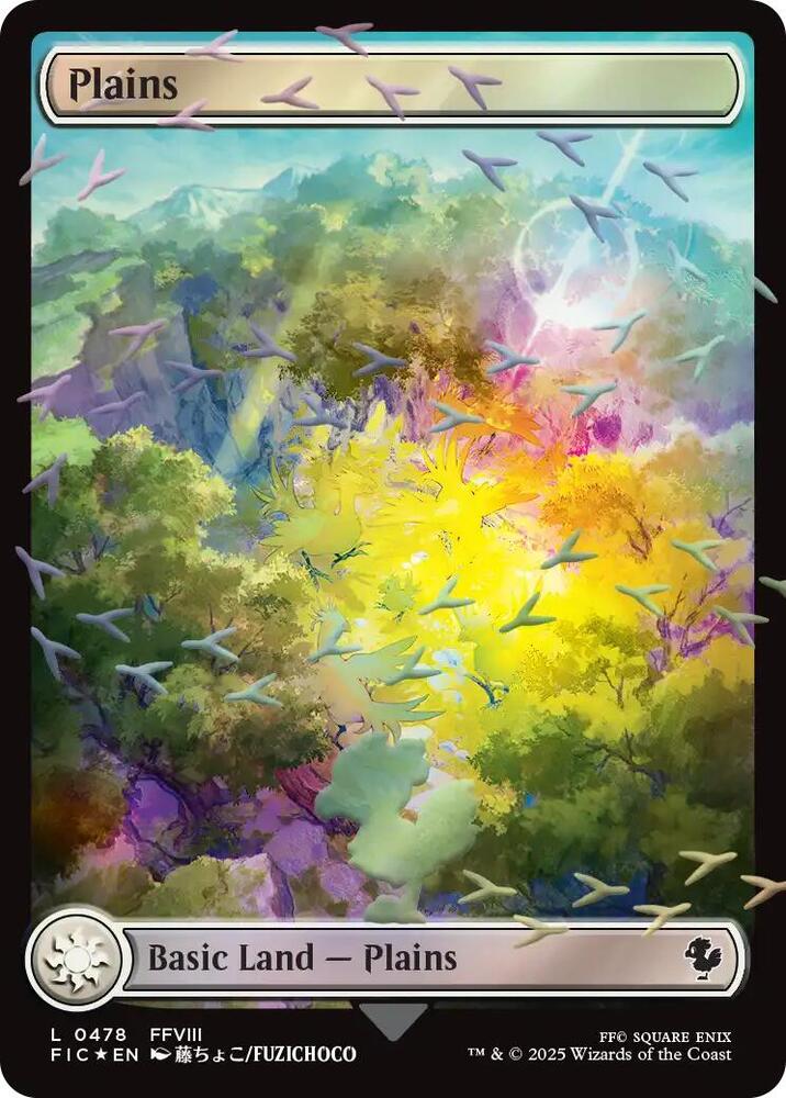Plains (Chocobo Track Foil) (478) [Final Fantasy Commander]