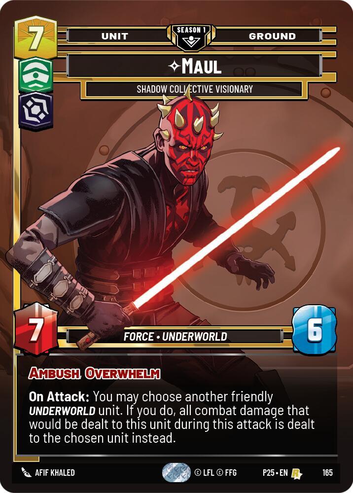 Maul - Shadow Collective Visionary (165) [Sector and Regional Promos: Season 1]