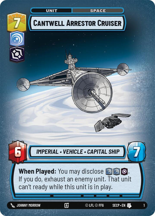 Cantwell Arrestor Cruiser [Secrets of Power - Weekly Play Promos]