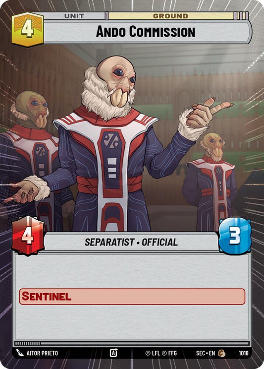 Ando Commission (Hyperspace Foil) (1018) [Secrets of Power]