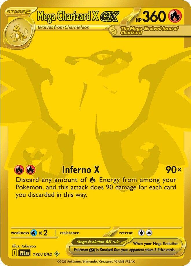 Mega Charizard X ex - 130/094 [ME02: Phantasmal Flames]