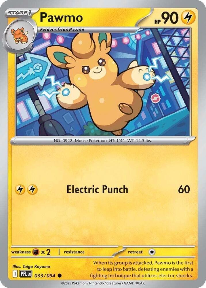 Pawmo (033/094) [ME02: Phantasmal Flames]