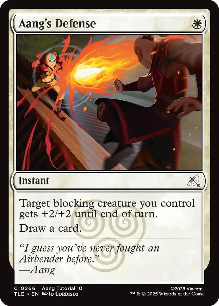 Aang's Defense (0266) [Avatar: The Last Airbender: Eternal-Legal]