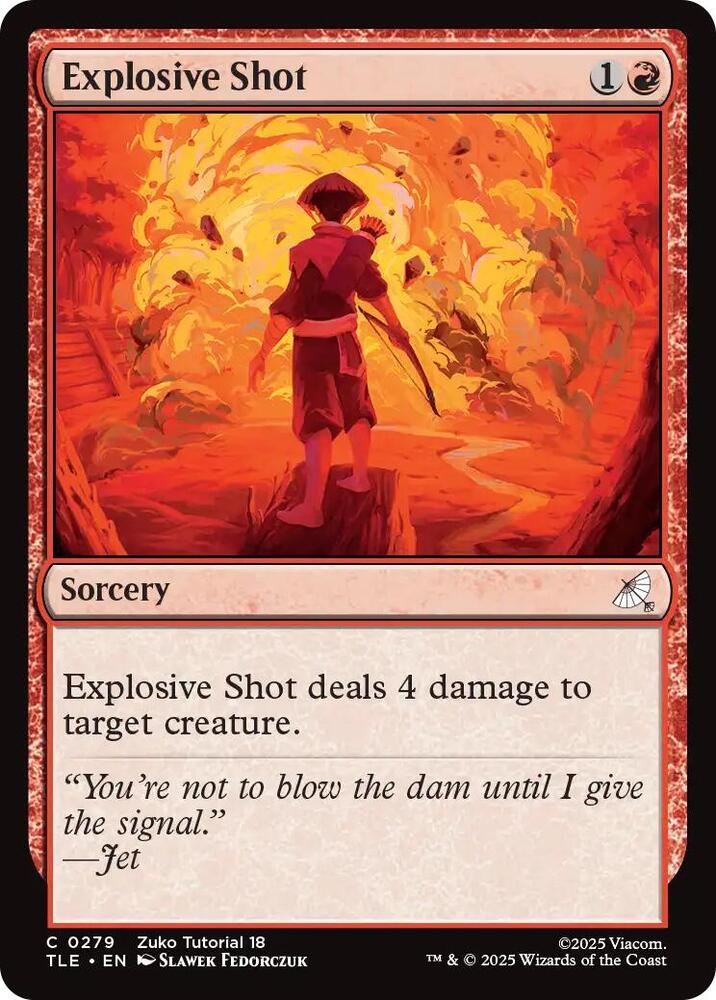 Explosive Shot (0279) [Avatar: The Last Airbender: Eternal-Legal]