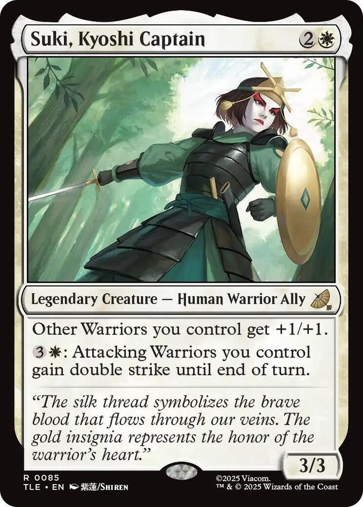 Suki, Kyoshi Captain (85) [Avatar: The Last Airbender: Eternal-Legal]