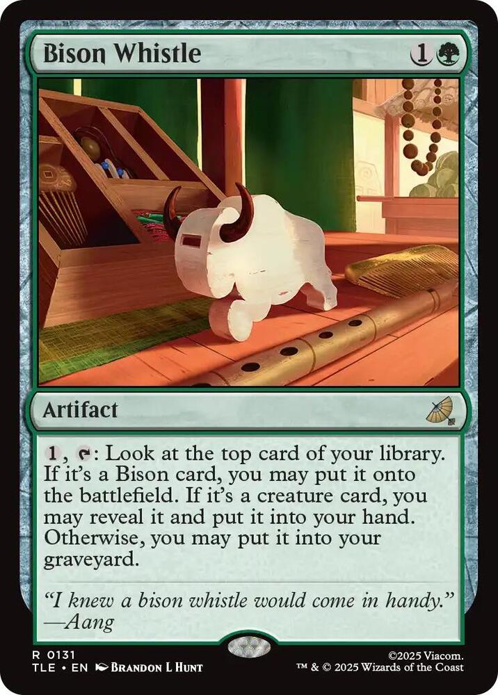 Bison Whistle (131) [Avatar: The Last Airbender: Eternal-Legal]
