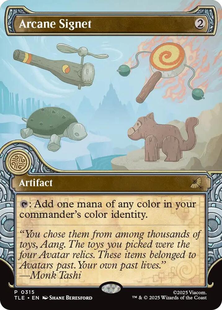 Arcane Signet (Showcase) (315) [Avatar: The Last Airbender: Eternal-Legal]