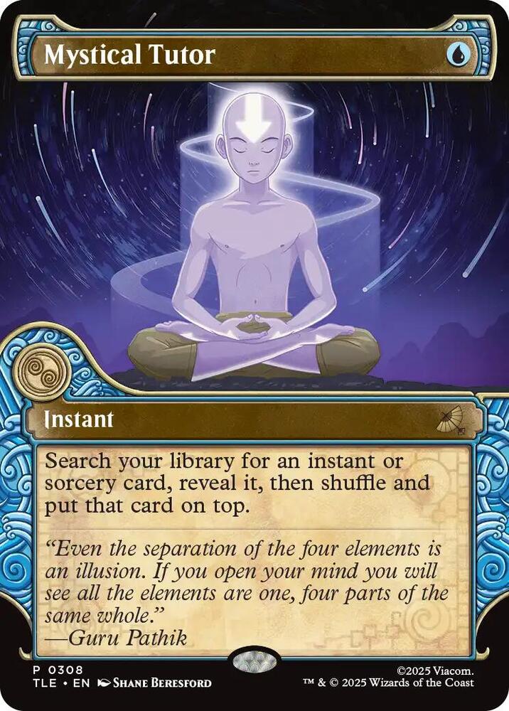 Mystical Tutor (Showcase) (308) [Avatar: The Last Airbender: Eternal-Legal]