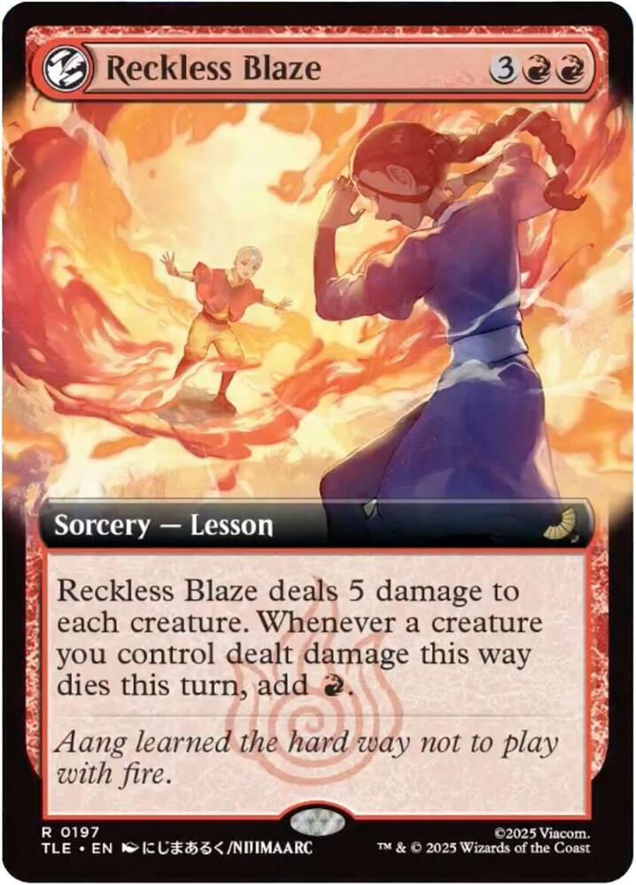 Reckless Blaze (Extended Art) (197) [Avatar: The Last Airbender: Eternal-Legal]