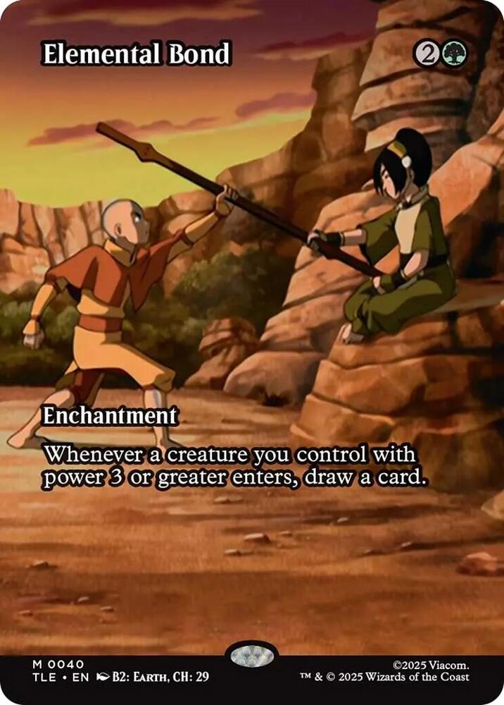 Elemental Bond (Borderless) (40) [Avatar: The Last Airbender: Eternal-Legal]