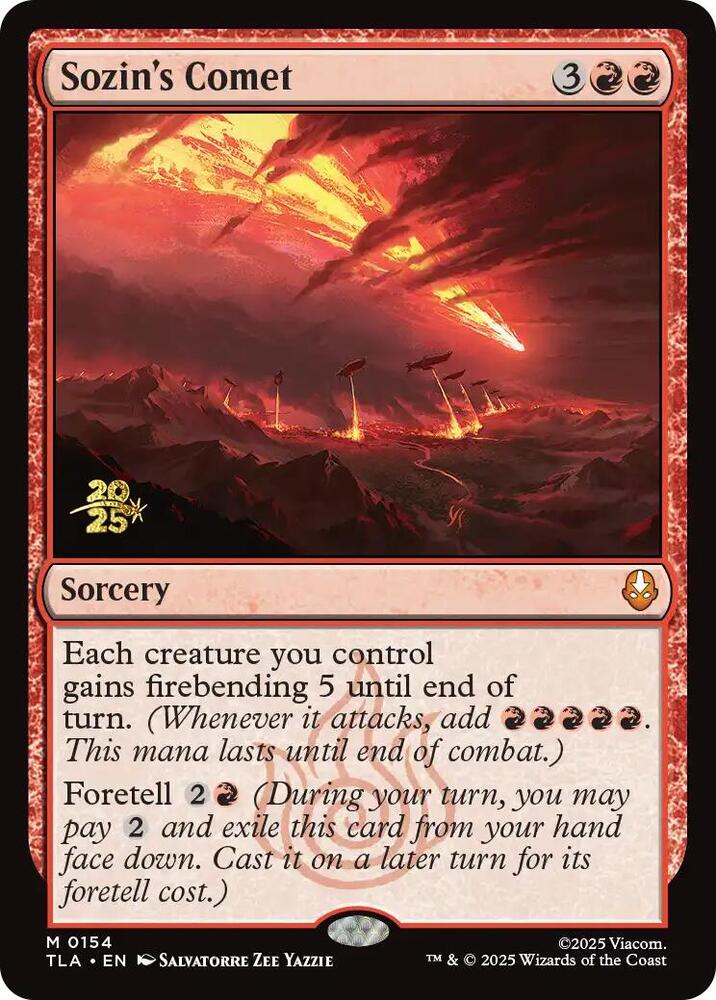 Sozin's Comet (154) [Prerelease Cards]