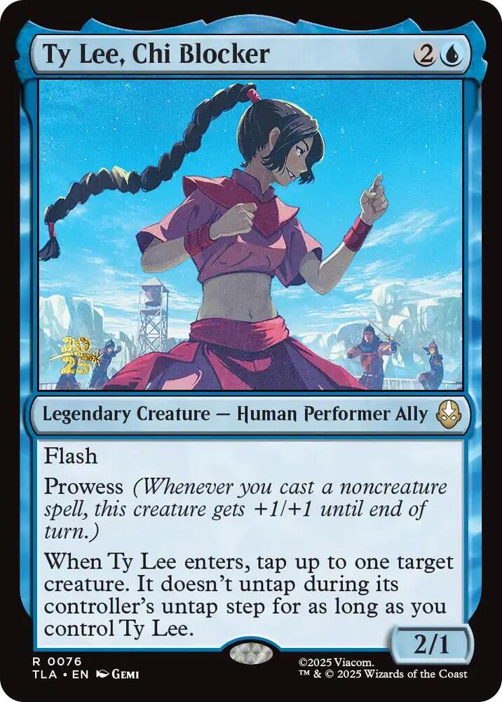 Ty Lee, Chi Blocker (76) [Prerelease Cards]