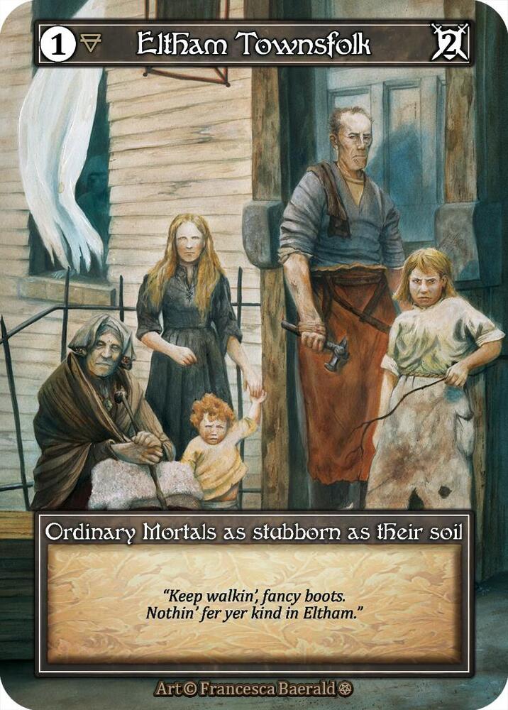 Eltham Townsfolk (Foil) [Gothic]