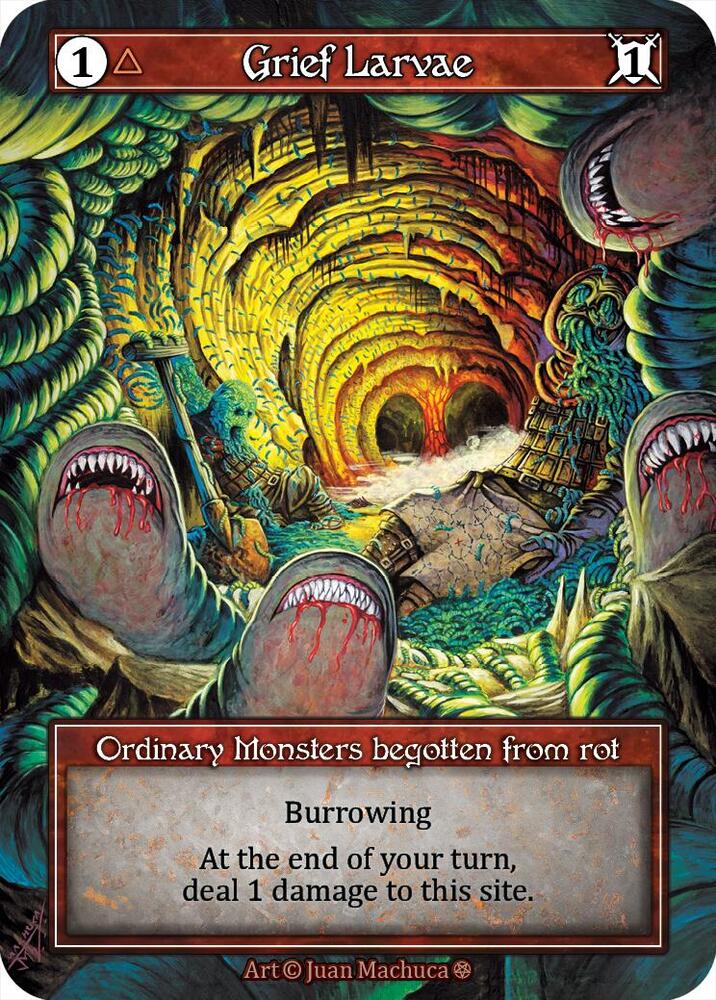Grief Larvae (Foil) [Gothic]