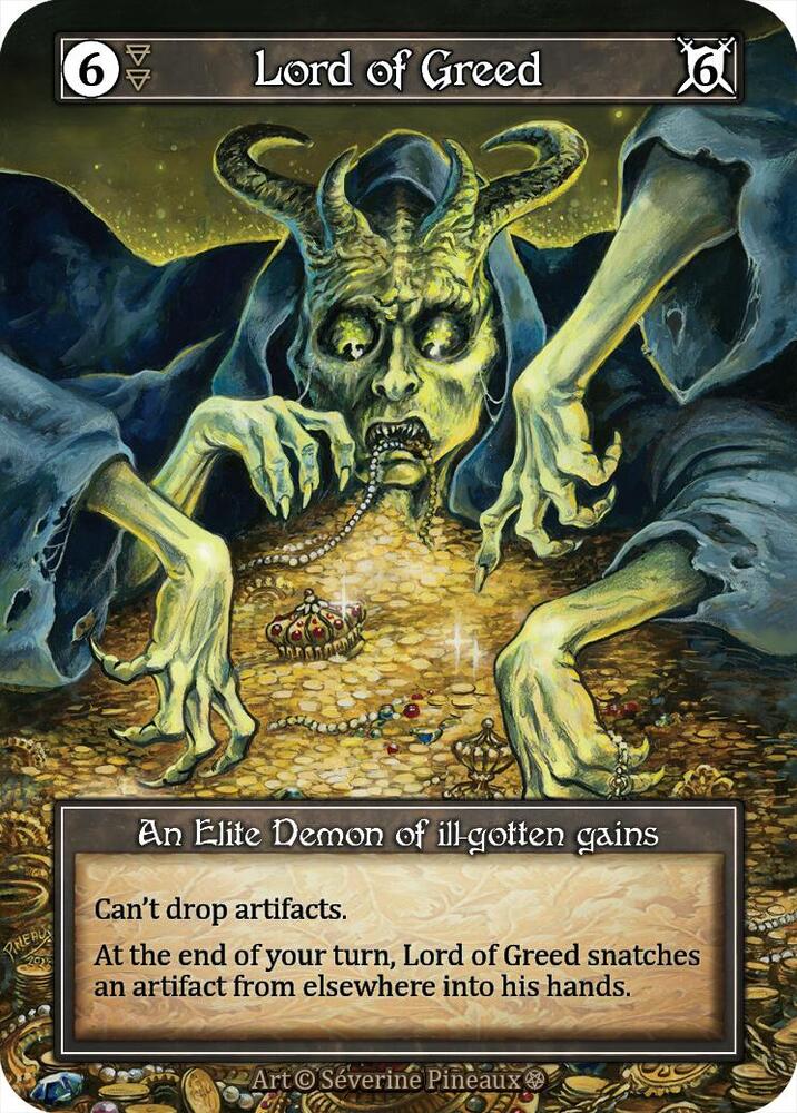 Lord of Greed (Foil) [Gothic]