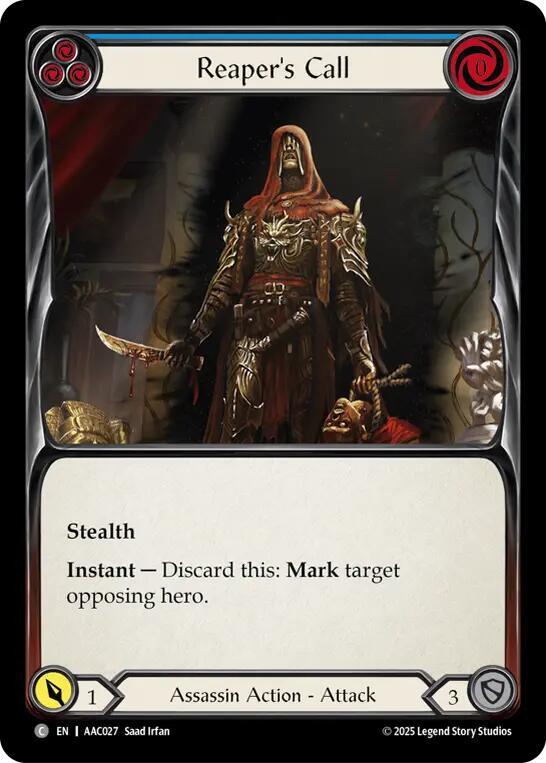 Reaper's Call (AAC027) [Armory Deck: Arakni]