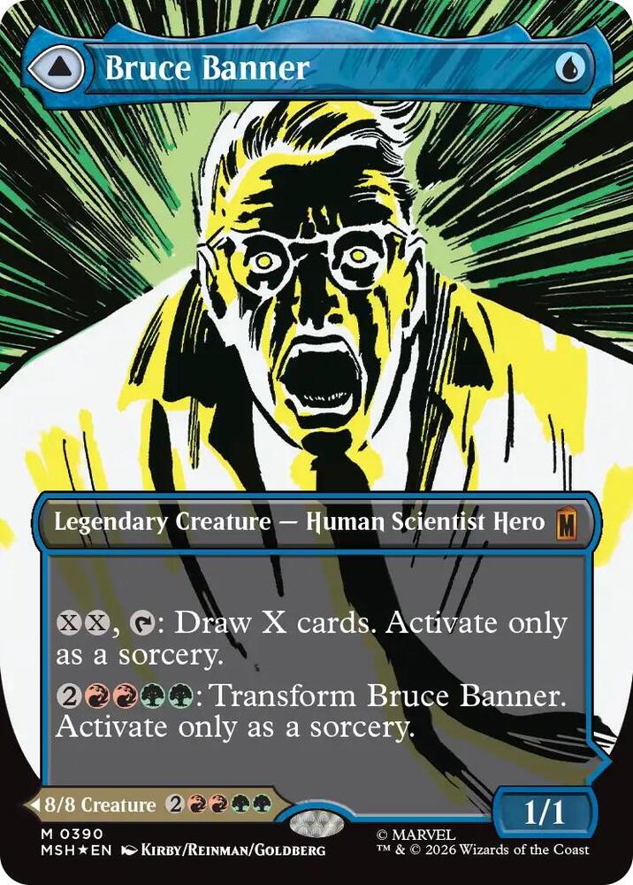 Bruce Banner (Borderless) (390) [Marvel Super Heroes]