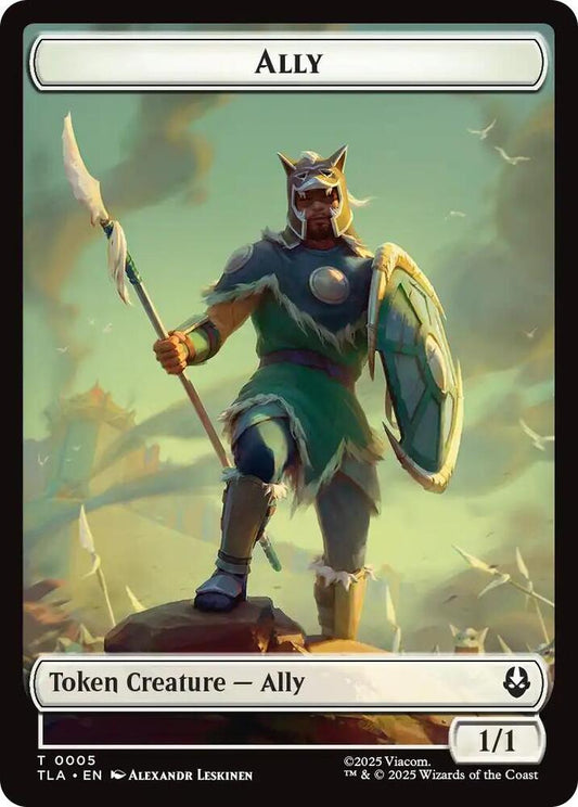 Ally (0005) // Clue (0018) Double-Sided Token (5 // 18) [Avatar: The Last Airbender]