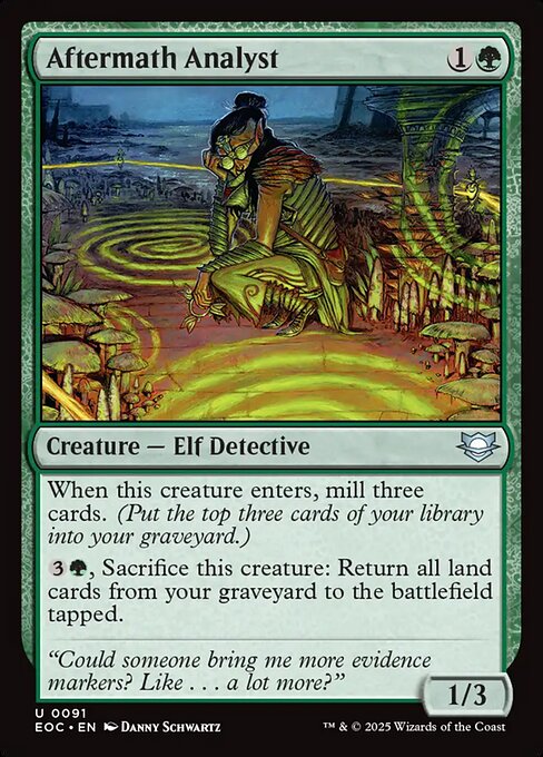 Aftermath Analyst (91) [Edge of Eternities Commander]