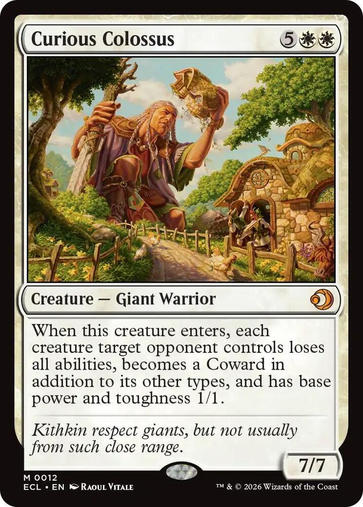 Curious Colossus (12) [Lorwyn Eclipsed]