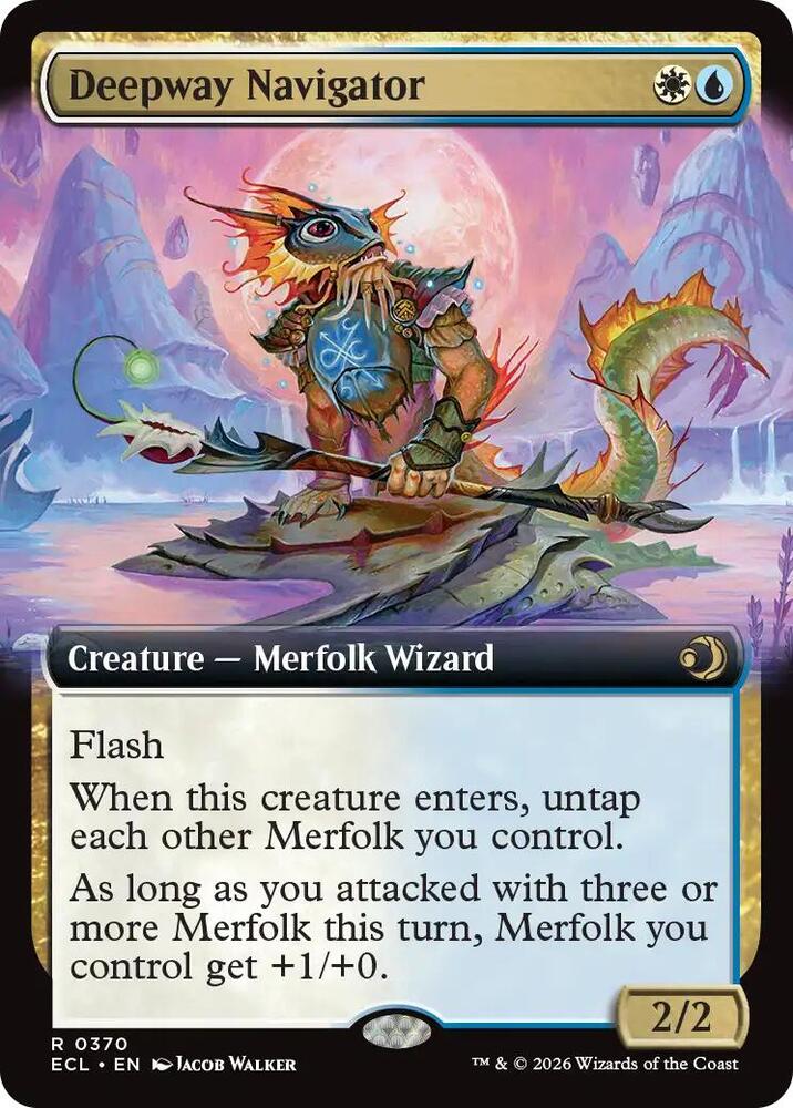 Deepway Navigator (Extended Art) (370) [Lorwyn Eclipsed]
