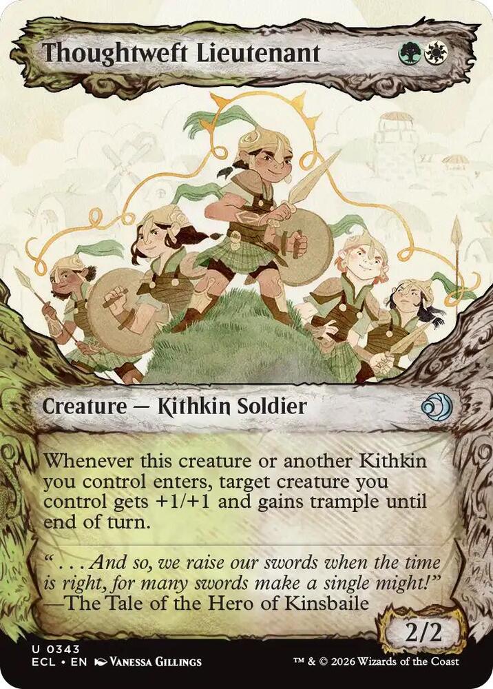 Thoughtweft Lieutenant (Showcase) (343) [Lorwyn Eclipsed]
