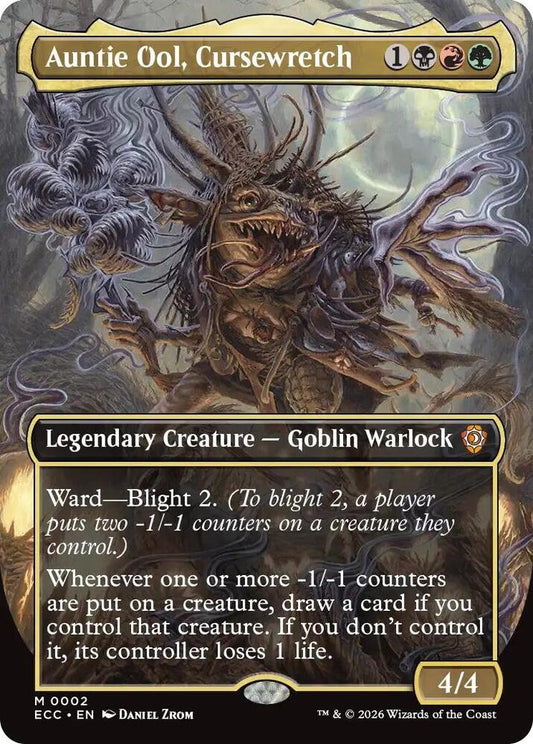 Auntie Ool, Cursewretch (Borderless) (2) [Lorwyn Eclipsed Commander]