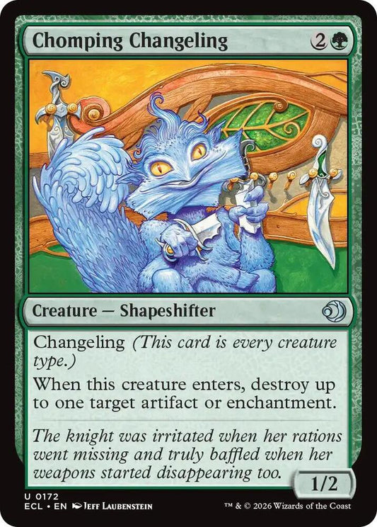 Chomping Changeling (172) [Lorwyn Eclipsed]