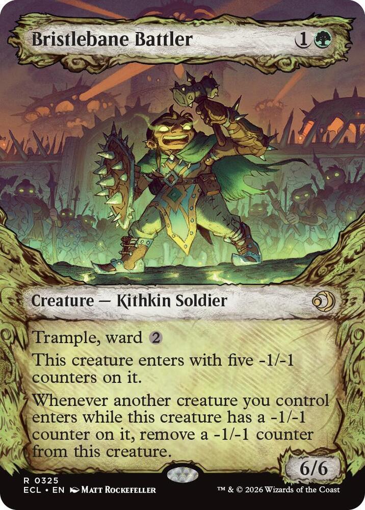 Bristlebane Battler (Showcase) (325) [Lorwyn Eclipsed]