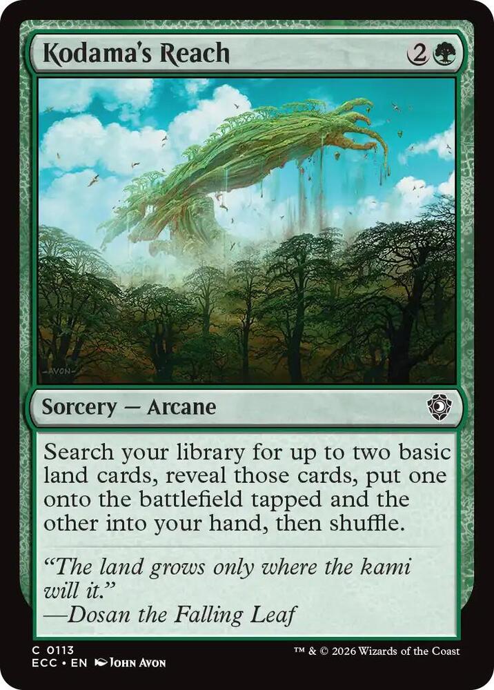 Kodama's Reach (113) [Lorwyn Eclipsed Commander]